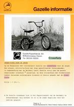 Gezocht : Gazelle bmx 1978 oldschool oldtimer fiets, Fietsen en Brommers, Fietsen | Crossfietsen en BMX, Ophalen, Zo goed als nieuw