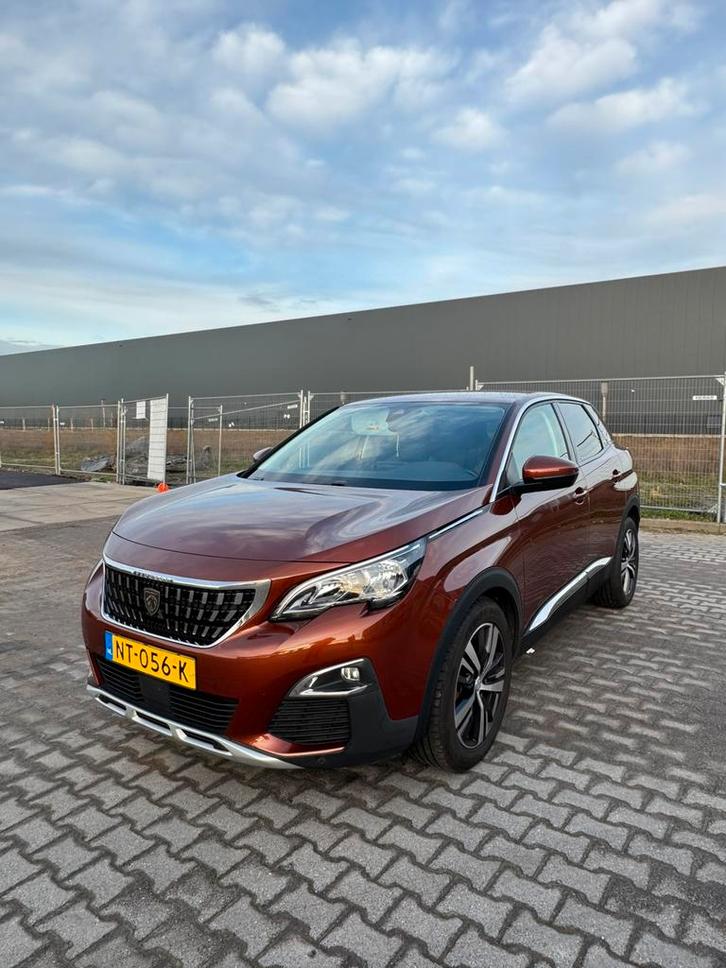Peugeot 3008 1.2 Puretech 130PK Eat6 2017 Bruin, Auto's, Peugeot, Particulier, 360° camera, ABS, Achteruitrijcamera, Adaptieve lichten