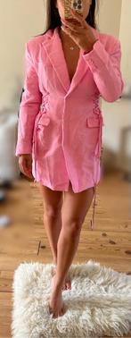 Roze blazerjurk lace up, Maat 38/40 (M), NA-KD, Ophalen of Verzenden, Zo goed als nieuw