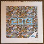 KLM kalender 2013. Met foto's van vliegtuigen en landen., Ophalen, Gebruikt, Kaart, Foto of Prent