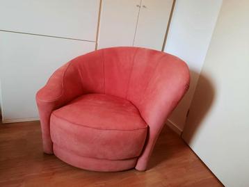 Rode comfortabele design fauteuil