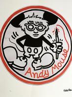 Keith Haring (1958-1990) - Andy Mouse, Antiek en Kunst, Kunst | Litho's en Zeefdrukken, Ophalen of Verzenden