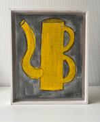 Klaas Gubbels, schilderij op doek; ‘Gele kan’, Ophalen