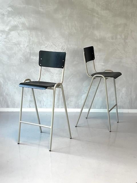 Retro barkrukken 5x nieuw kruk barstool barkruk prijs p/stuk, Huis en Inrichting, Barkrukken, 5 krukken of meer, Met voetsteun