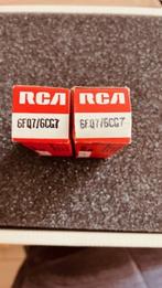 RCA 6cg7/6fq7 side-getter cleartop matched pair, Ophalen of Verzenden, Buis of Buizen