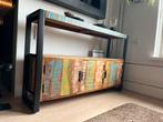 Nieuw Dressoir massief gerecycled hout + factuur/garantie, Teakhout, 100 tot 150 cm, Industrieel / vintage, Ophalen of Verzenden