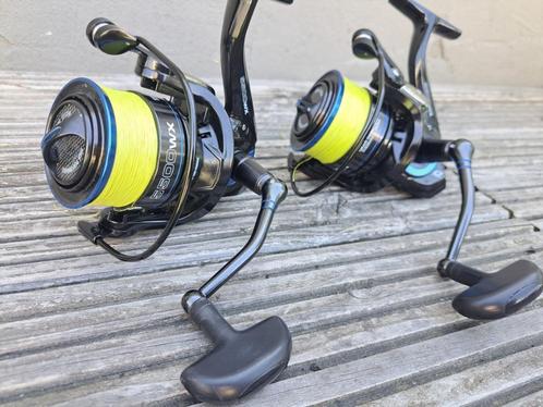 2x Cresta Solith 5500wx feedermolens!, Watersport en Boten, Hengelsport | Witvissen, Zo goed als nieuw, Molen, Ophalen of Verzenden