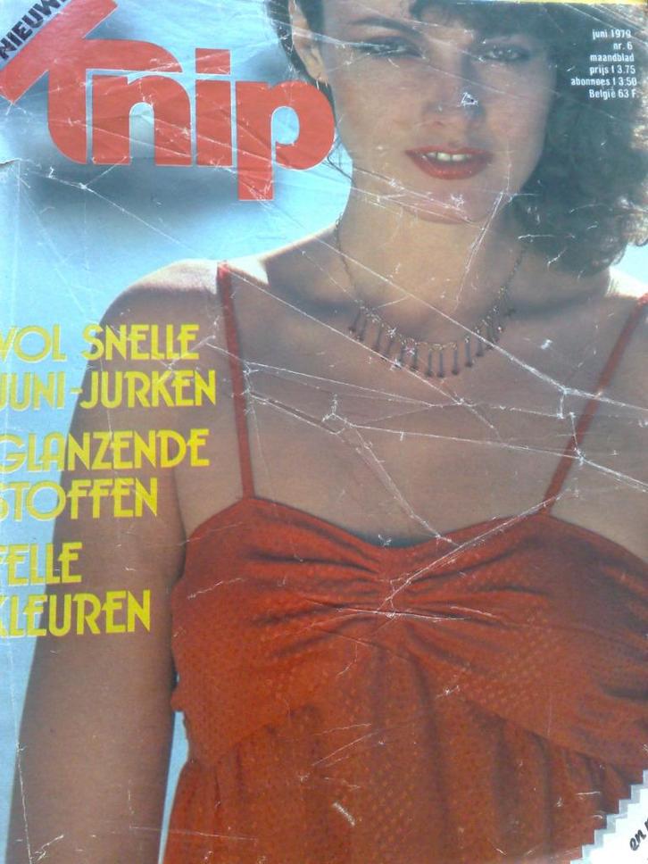Knipmode zelfmaakmode juni nr. 6 / 1979, Hobby en Vrije tijd, Kledingpatronen, Gebruikt, Knipmode, Verzenden