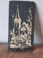 Wand tegel leisteen 60 jaar Hoeverkerk Egmond, Ophalen