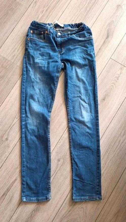 Blauwe Levi’s 512 jeans Slim Taper maat 176, Kinderen en Baby's, Kinderkleding | Maat 176, Zo goed als nieuw, Jongen, Broek, Ophalen of Verzenden