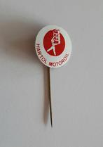 Oude speld van HARTOL MOTOROLIE, Verzamelen, Speldjes, Pins en Buttons, Verzenden, Gebruikt