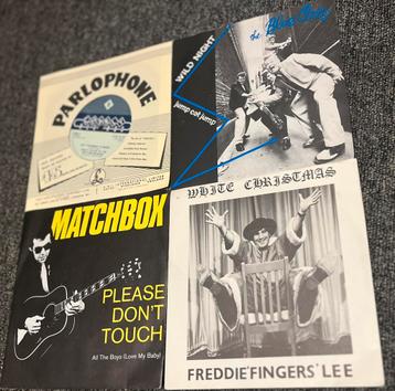 Crazy Cavan, Matchbox, Freddie Fingers Lee, The Blue Cats 45 beschikbaar voor biedingen
