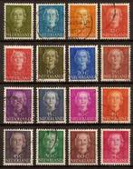 Nederland NVPH nr 518/33 gestempeld Koningin Juliana 1949, Verzenden, Na 1940, Gestempeld