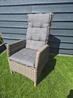 8 wicker tuinstoelen - verstelbare wicker tuinstoelen, Ophalen, Zo goed als nieuw, Wicker, Verstelbaar
