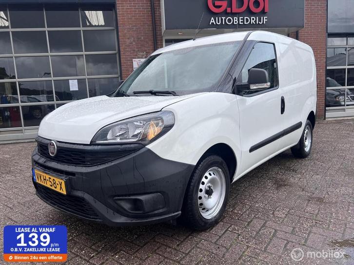 Fiat Doblò Cargo 1.3 MJ L1H1 84000km Trekhaak Airco., Auto's, Bestelauto's, Bedrijf, Te koop, ABS, Airconditioning, Alarm, Bluetooth