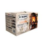 Bruinkoolbriketten Rekord Kamin | Onlinepelletshop, Minder dan 3 m³, Ophalen, Overige houtsoorten, Blokken