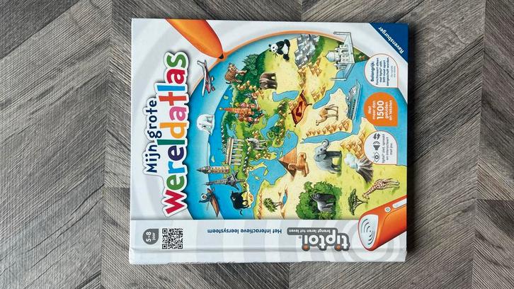 TipToi Mijn Grote Wereldatlas - Interactief Leren, Kinderen en Baby's, Speelgoed | Educatief en Creatief, Zo goed als nieuw, Ophalen of Verzenden