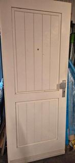 Voordeur hardhout van Bruchem Driepuntssluiting, Doe-het-zelf en Verbouw, Deuren en Horren, Ophalen of Verzenden, Zo goed als nieuw