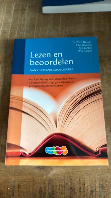 G.J: Jansen - Lezen en beoordelen van onderzoekspublicaties beschikbaar voor biedingen