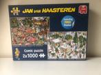 Jan van Haasteren puzzels 2 x 1000 stuks., Ophalen of Verzenden, 500 t/m 1500 stukjes, Gebruikt, Legpuzzel