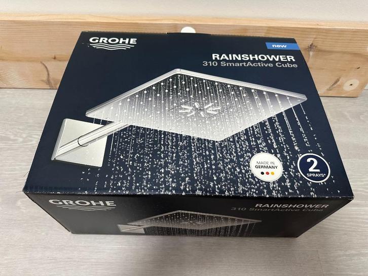 Grohe rainshower 310 SmartActive Cube regendouche douchekop, Doe-het-zelf en Verbouw, Sanitair, Nieuw, Douche, Chroom, Koper, Ophalen of Verzenden