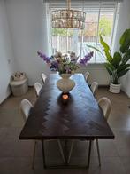 Eettafel + salontafel, Huis en Inrichting, Tafels | Eettafels, 100 tot 150 cm, Zo goed als nieuw, Vijf personen of meer, Rechthoekig