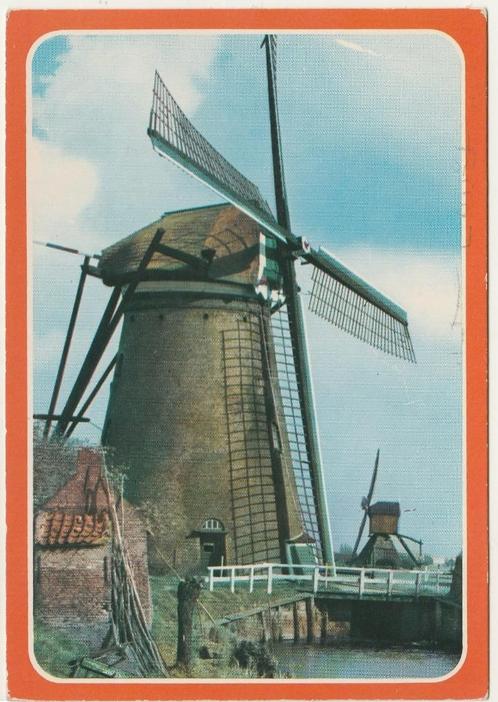 HOLLAND Molenland Hollandse Molen, Verzamelen, Ansichtkaarten | Nederland, Gelopen, Zuid-Holland, 1980 tot heden, Verzenden