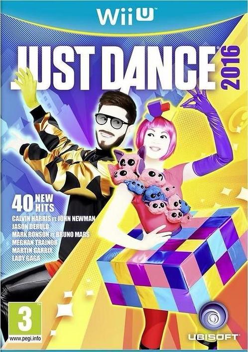 Nintendo Wii U Just Dance 2016, Spelcomputers en Games, Games | Nintendo Wii U, Zo goed als nieuw, Muziek, 3 spelers of meer, Vanaf 3 jaar