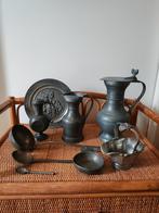 Diverse antieke tinnen voorwerpen, Antiek en Kunst, Verzenden