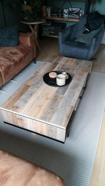 industriële salontafel 