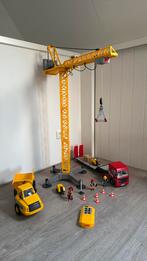 Playmobiel kraan met vrachtwagen en kiepwagen, Kinderen en Baby's, Speelgoed | Speelgoedvoertuigen, Ophalen of Verzenden, Zo goed als nieuw