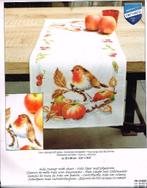 Cado vervaco borduurpakket loper roodborstje met appels, Ophalen of Verzenden, Nieuw, Handborduren, Borduurpakket