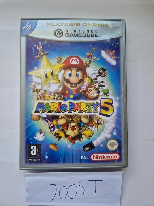 Mario Party 5 gamecube compleet ZGAN, Spelcomputers en Games, Games | Nintendo GameCube, Zo goed als nieuw, Role Playing Game (Rpg)