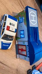 Playmobil politie auto en bureau, Ophalen, Gebruikt