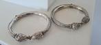 Zilveren Slangen Armband of Enkelband met schroefsluiting, Ophalen of Verzenden, Zo goed als nieuw, Zilver, Zilver