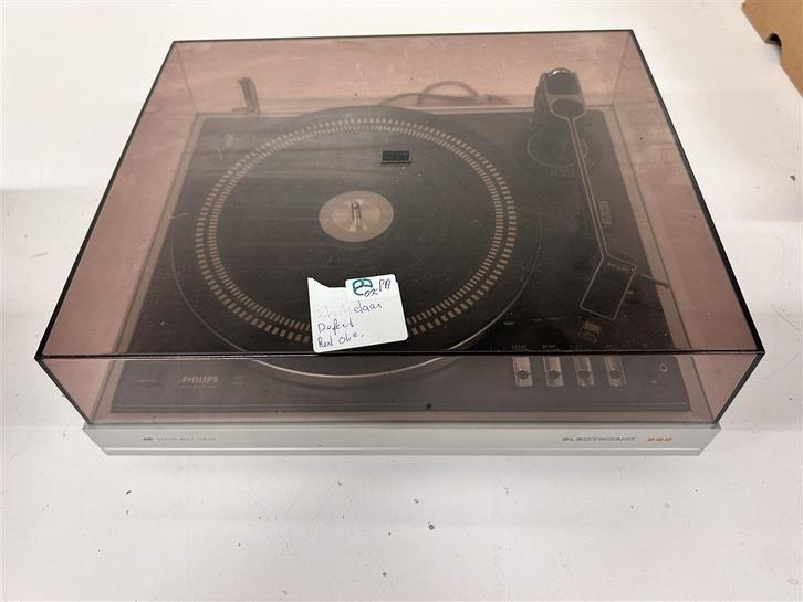 A6930. Philips Electronic 222 platenspeler met 401 II elemen, Audio, Tv en Foto, Platenspelers, Gebruikt, Thorens, Ophalen of Verzenden