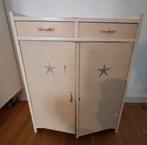 Schattig vintage houten kastje voor garderobe poppen, Ophalen, Gebruikt