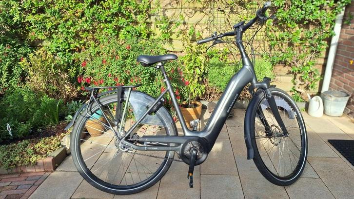 Batavus Finez E-go Power, zwart mat, 53 cm, Fietsen en Brommers, Elektrische fietsen, Gebruikt, Batavus, 51 tot 55 cm, 50 km per accu of meer