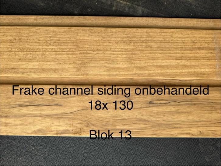 Frake Channel Siding - 19m2, Doe-het-zelf en Verbouw, Hout en Planken, Nieuw, Plank, Overige houtsoorten, 300 cm of meer, Minder dan 25 mm