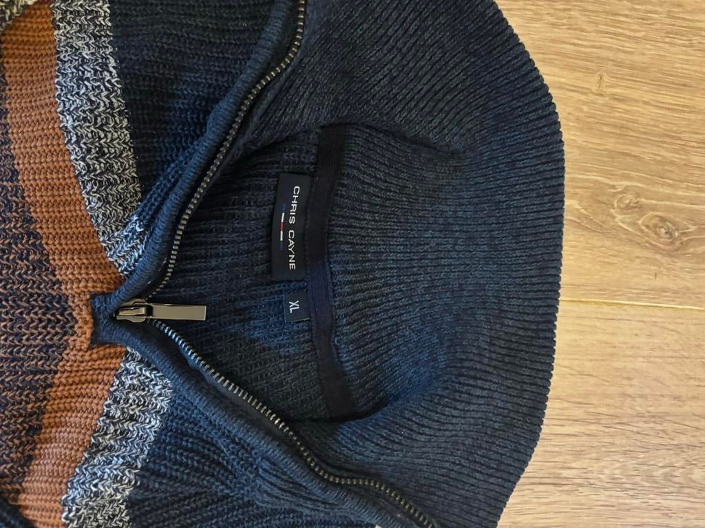 Chris Cayne Heren Trui Maat XL Blauw, Ophalen of Verzenden, Nieuw, Maat 56/58 (XL), Blauw