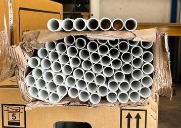Partij witte pvc afvoerbuis 20mm beschikbaar voor biedingen