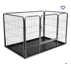 Topmast puppyren 125 x 80 x 90 cm Antraciet Gecoat, Dieren en Toebehoren, Hondenhokken, Ophalen, Zo goed als nieuw, 110 cm of meer