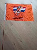 Oranje vlag • Hup Holland Hup • Met stok, Ophalen, Zo goed als nieuw