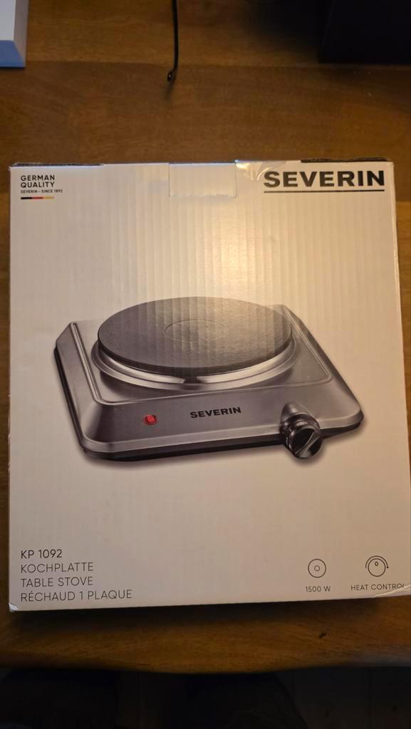 Severin Kookplaat - Ideaal voor Studenten of Camping, Witgoed en Apparatuur, Kookplaten, Gebruikt, Vrijstaand, Elektrisch, 3 kookzones of minder
