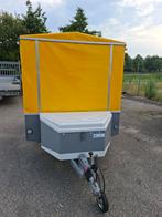 Aanhangwagen met huif geremd - Gebruikt, Ophalen of Verzenden, Gebruikt
