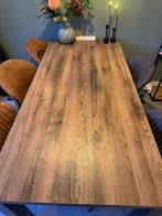 Lamulux Eettafel met Stalen Poten, Ophalen, Gebruikt, Overige materialen, 50 tot 100 cm