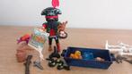 Playmobil piratenkapitein met skelet en aapje, Ophalen of Verzenden, Zo goed als nieuw