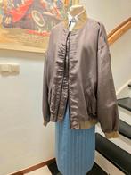 YV7463: Vintage 1980's Marca Silk Bomber Jacket, Kleding | Dames, Maat 42/44 (L), Ophalen of Verzenden, Jasje, Gedragen
