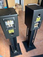 Totem geluidsboxen, Audio, Tv en Foto, Luidsprekers, Gebruikt, 60 tot 120 watt, Front, Rear of Stereo speakers, Ophalen