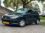 Peugeot 206 1.4 SW X-Line 2004 Zwart, Auto's, Voorwielaandrijving, Stof, Zwart, 4 cilinders
